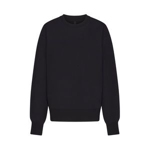 Skims oversized cotton fleece crewneck